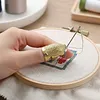 Cross-Stitch Tools Retro Adjustable Thimble Non-Slip Hand Sewing Thimble Ring