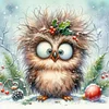 Diamond Painting-DIY Full Round Drill Christmas Owl