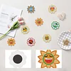 8Pcs Diamond Painting Funny Smiley Fridge Magnet for DIY Art Crafts