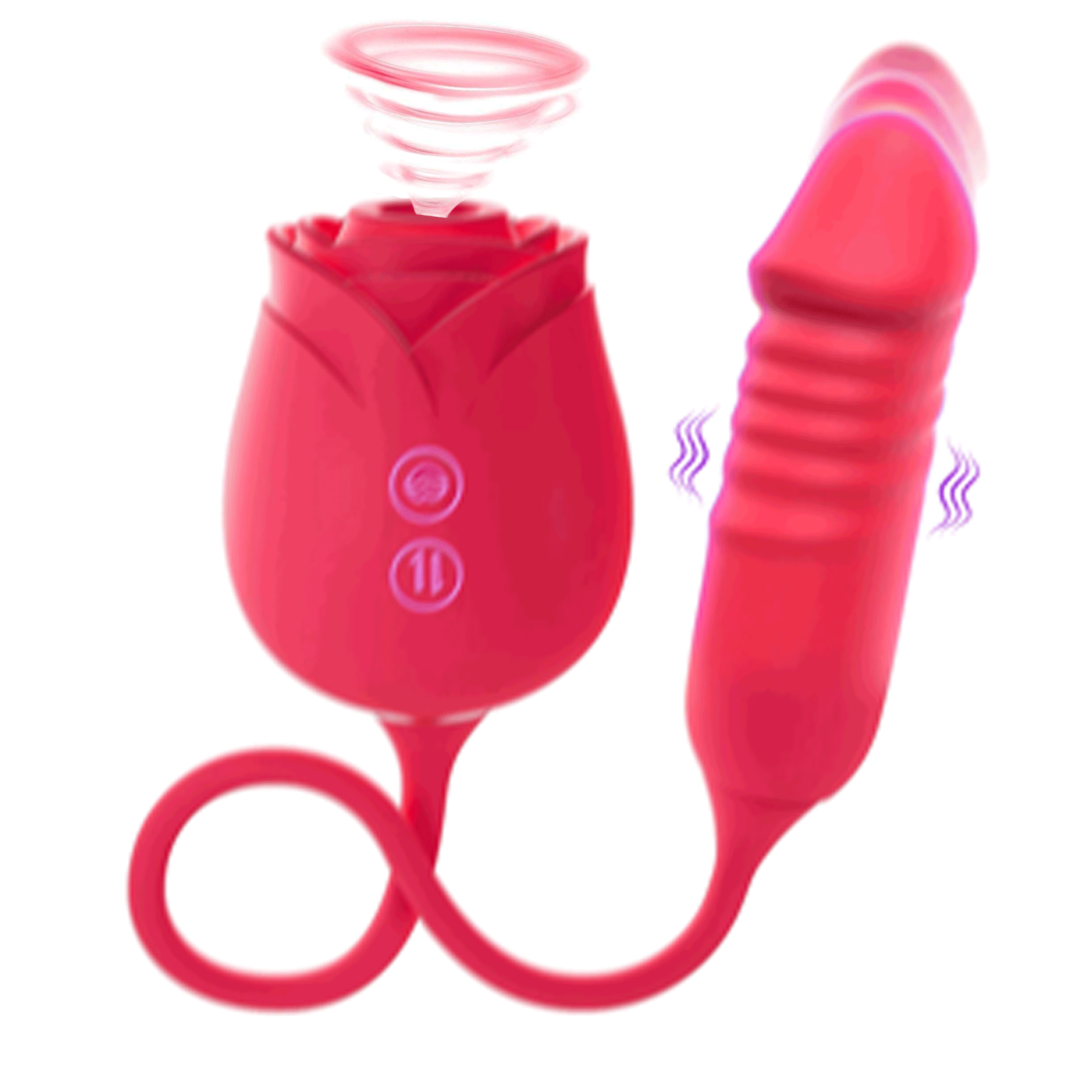 2025 Upgraded Rose Clit Sucking Toy Dildo G-spot Vibrator By Rose Toy