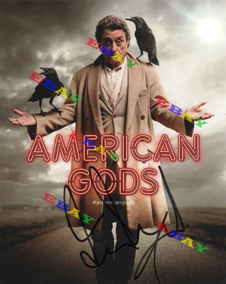 Ian McShane American Gods Autographed Signed 8x10 Photo Poster painting REPRINT