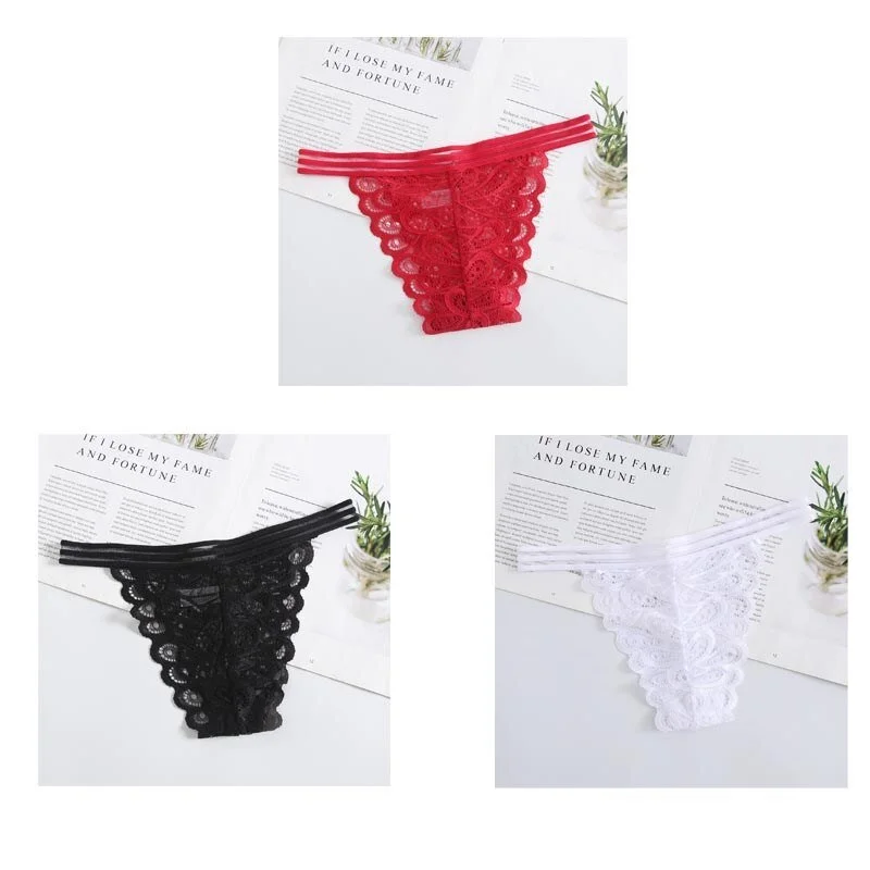 Billionm Women Panties Secret G-String Underwear Fashion Thong Sexy Lace Panties Ladies G-string Soft Lingerie Low Rise Panty M-XL NEW