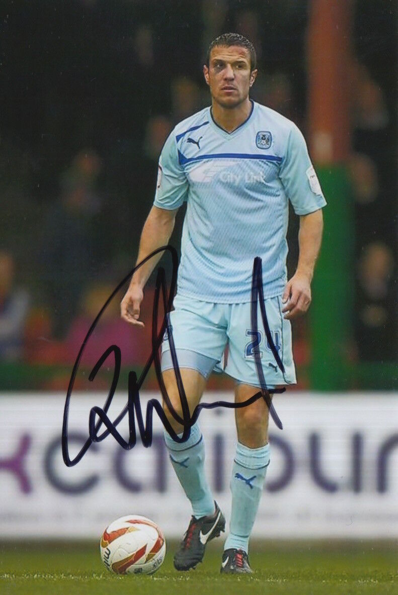 COVENTRY CITY HAND SIGNED RICHARD WOOD 6X4 Photo Poster painting 6.