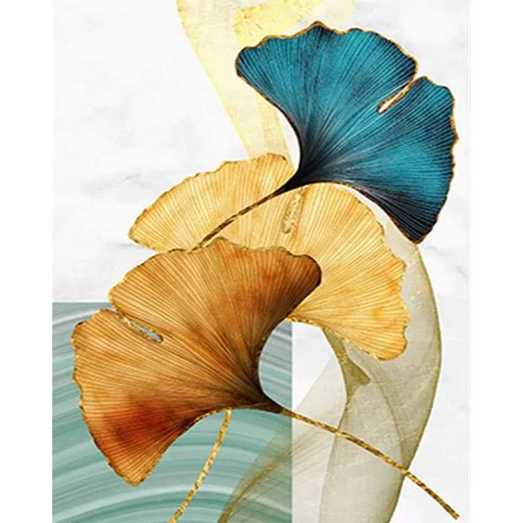 Oil Paint By Numbers - Ginkgo Biloba 40*50CM