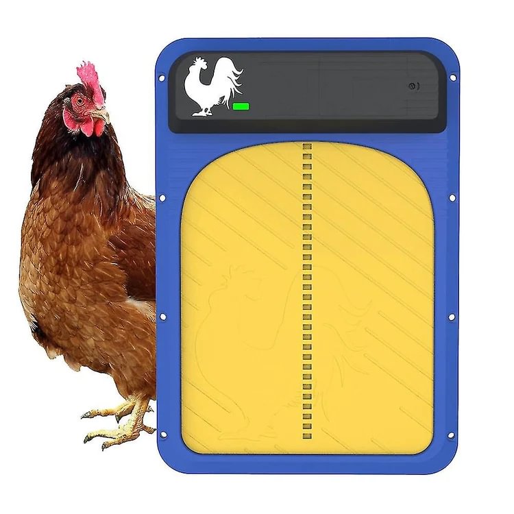 Automatic Chicken Coop Door Light Sensing Chicken Coop Weatherproof Poultry Cage Outdoor Hen House - vzzhome