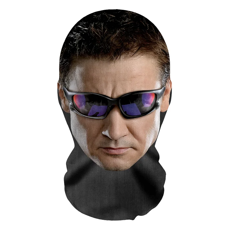 3D Spoof Face Simulation Headgear-Clint Barton