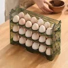 36pcs Egg Storage Box Refrigerator Side Door Storage Rack