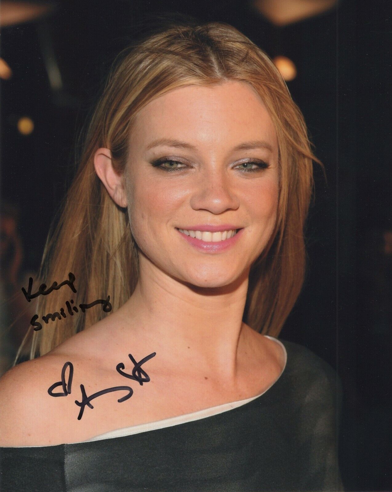 AMY SMART SIGNED AUTOGRAPH BEAUTIFUL SEXY 8X10 Photo Poster painting STAR GIRL JUST FRIENDS