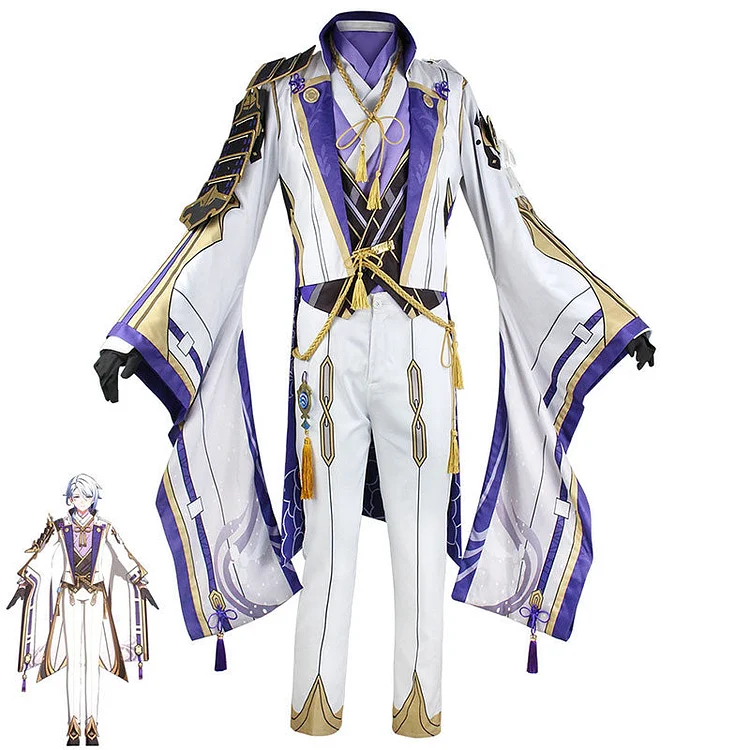Game Genshin Impact Kamisato Ayato Fullset Cosplay Costumes