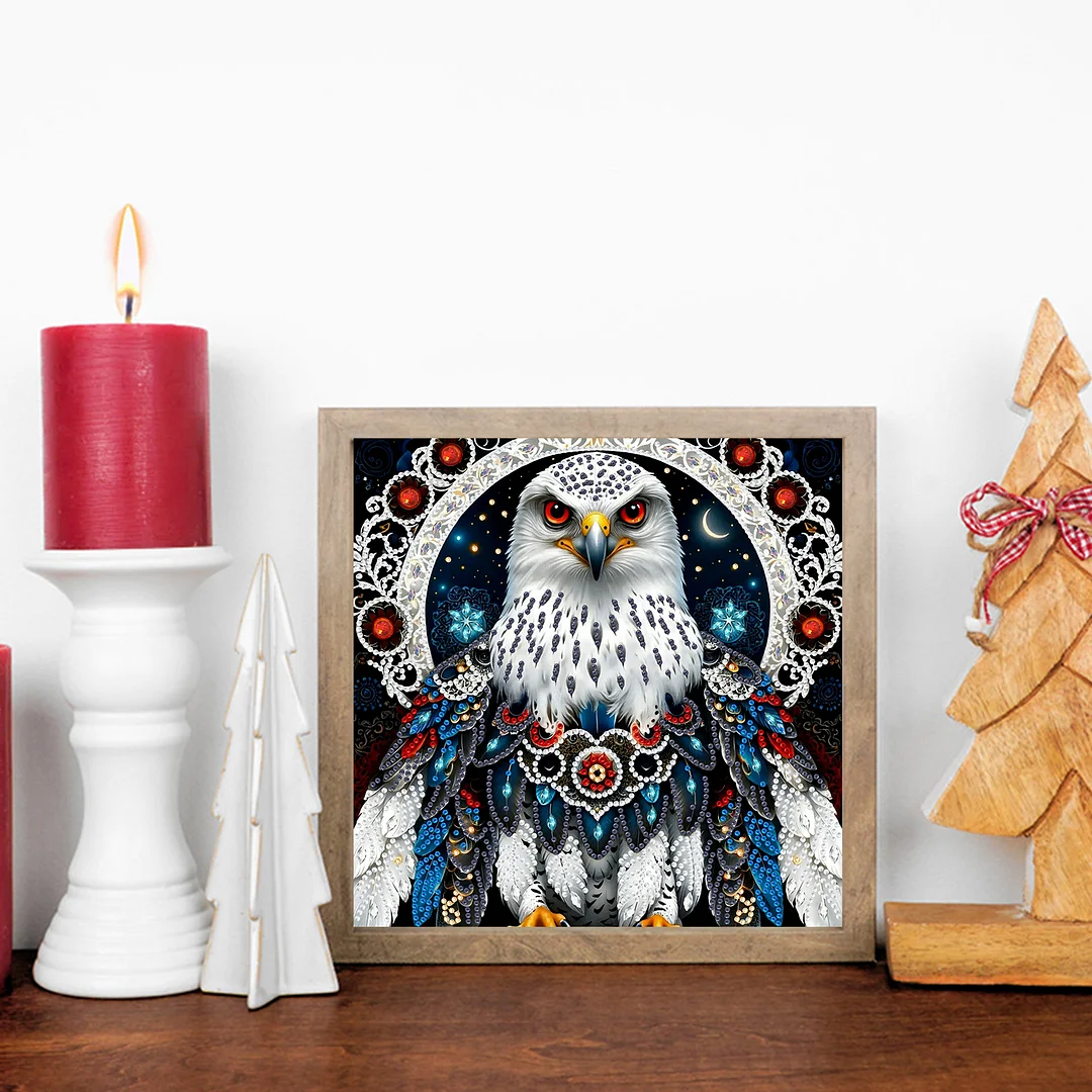 Eagle1 - Partial Special Shaped Drill Diamond Painting Kits (Canvas|30*30cm)
