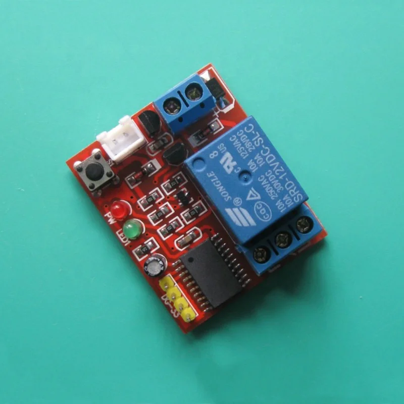 5V 12V One Push Button Start Stop Relay High/Low Level Trigger Bistable Bistable Contactor Switch Self Latching Relay