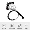 Slim Line SAS4.0 SFF-8654 8i to SATA 8 Ports 12Gbps 50cm Adapter Cable