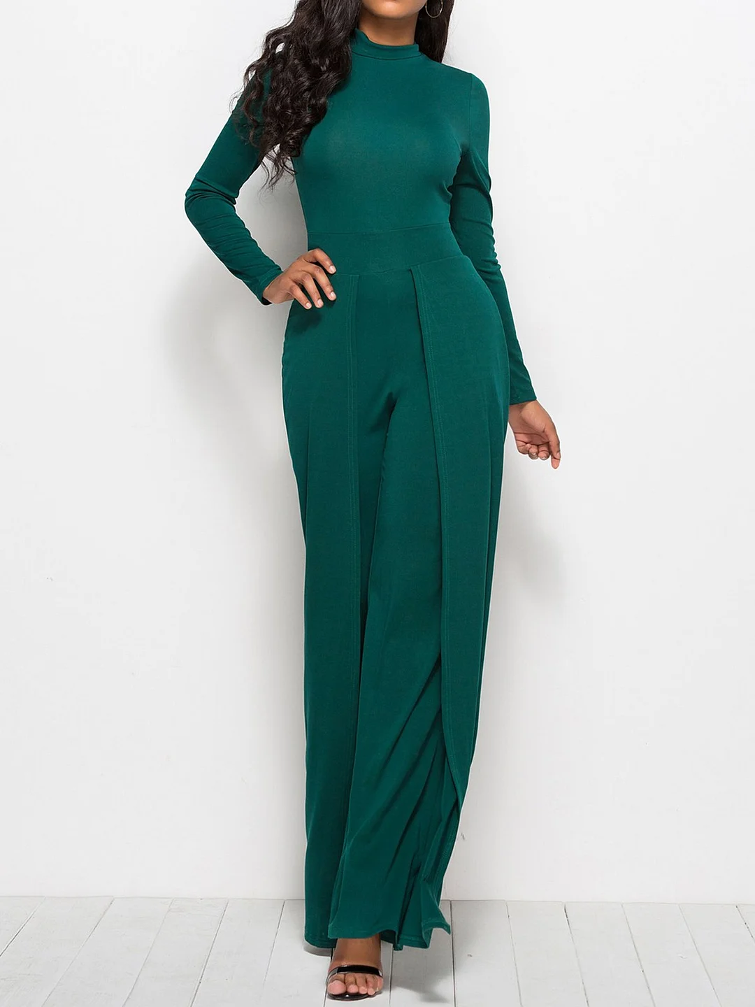 Paneled Casual Sheath One-Pieces