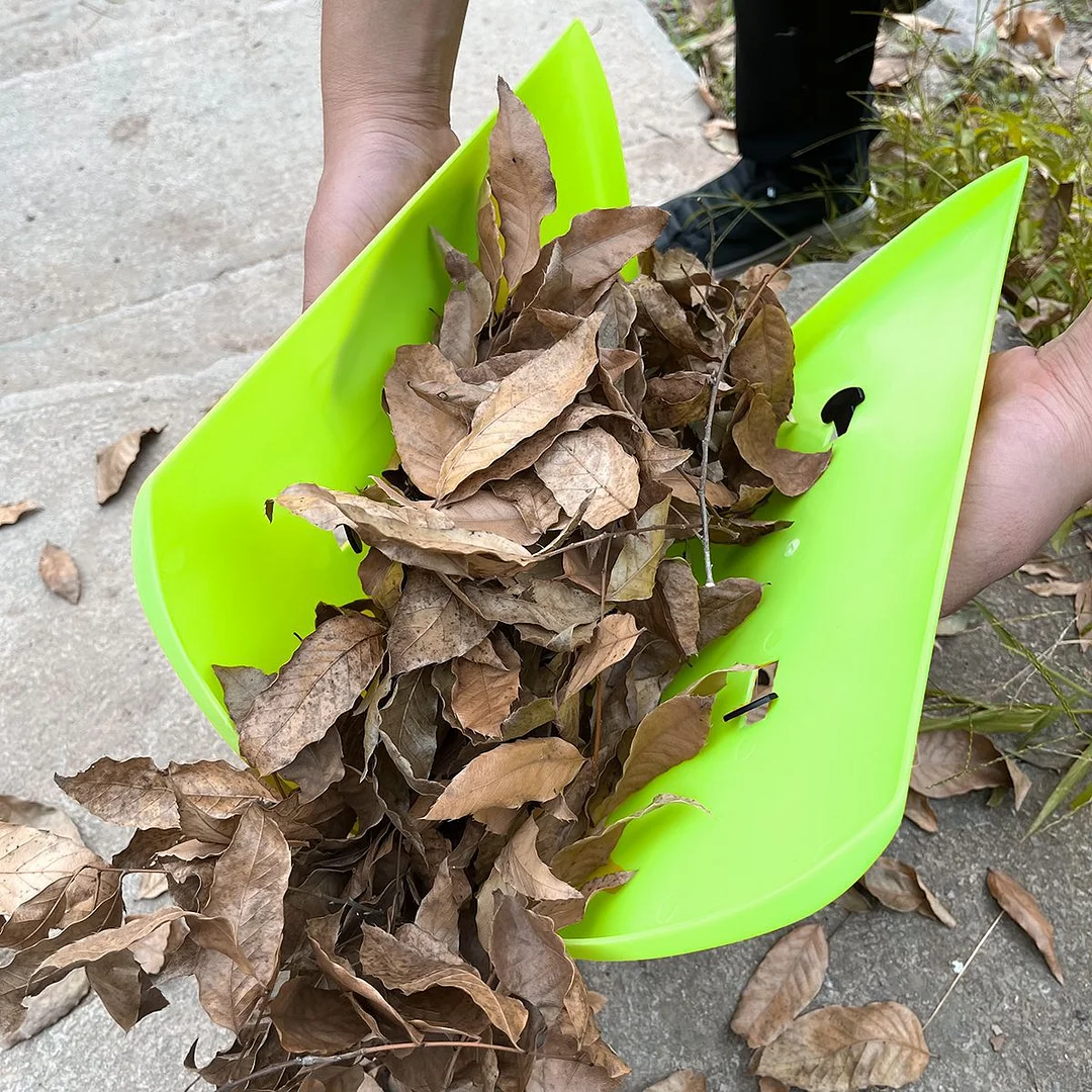 Leaf Scoop Plastic Garden Hand Rake Leaf Grabber Scoop Tools For Leaves ...