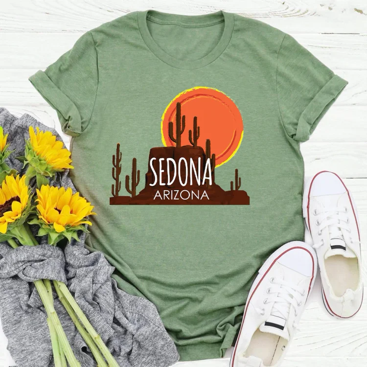 PSL-Nature Lover-Desert Sun Sticker T-shirt Tee -02808