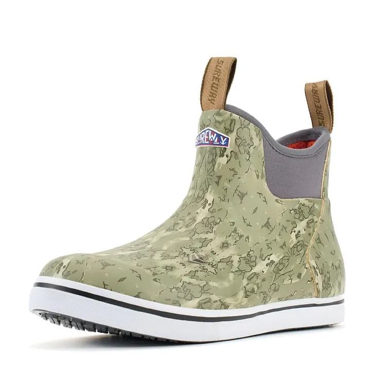 Men\'s Waterproof Rain Boots Neoprene Rubber Non-Slip Fishing Deck Boots Ankle Men main image 3