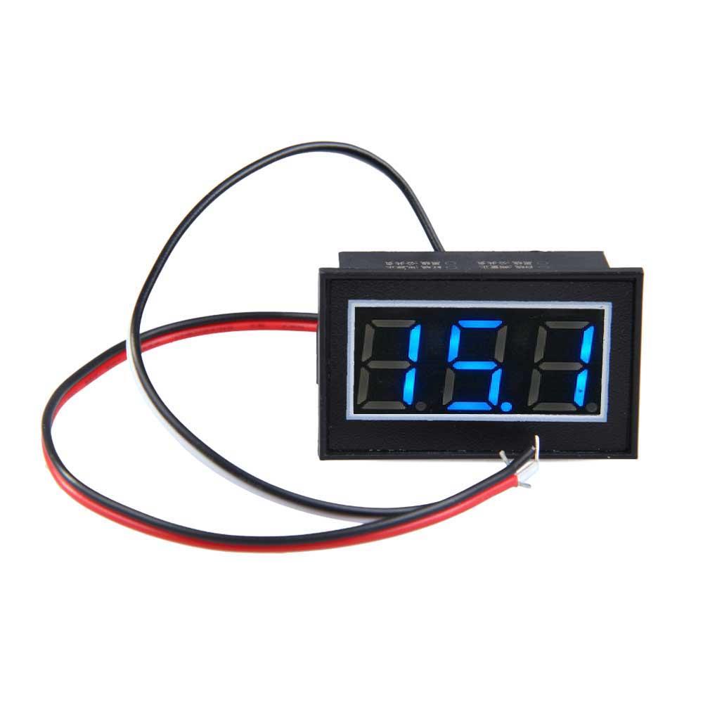 

Waterproof Red Green Blue LED Panel Meter Mini Digital Voltmeter DC0-100V, 501 Original