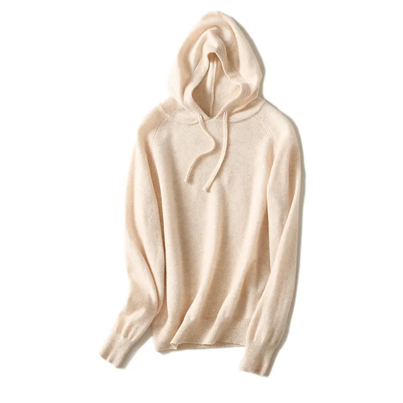 Churchf Churchf New Long-Sleeved Hoodie Sweater Women's Pullover Hoodie Loose Casual Short Top Hoodie Bottom Sweater