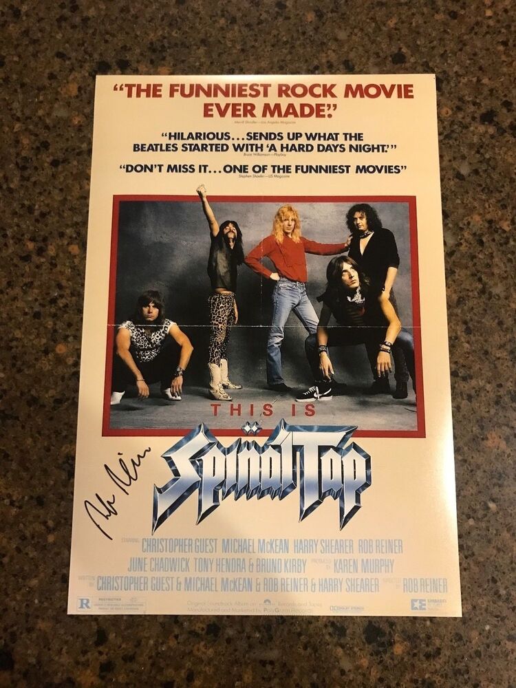 * ROB REINER * autographed signed 12x18 Photo Poster painting poster * THIS IS SPINAL TAP * 1