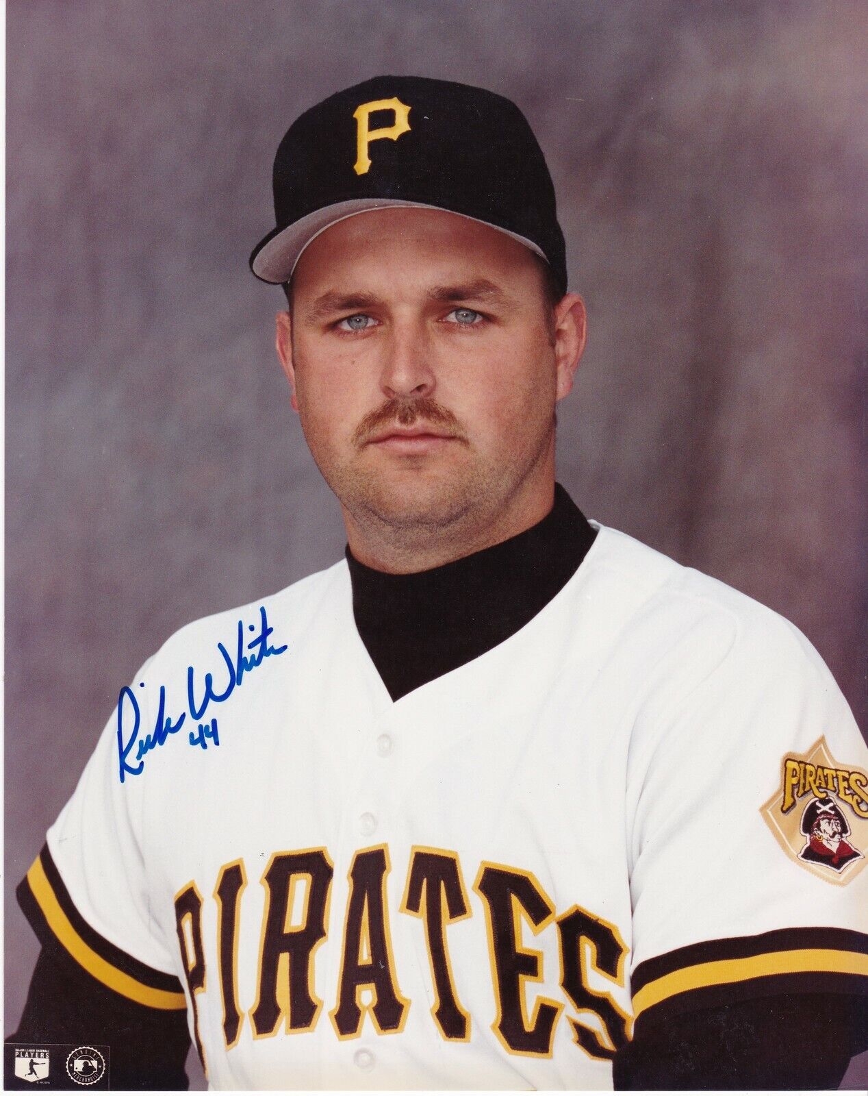 RICK WHITE PITTSBURGH PIRATES ACTION SIGNED 8x10