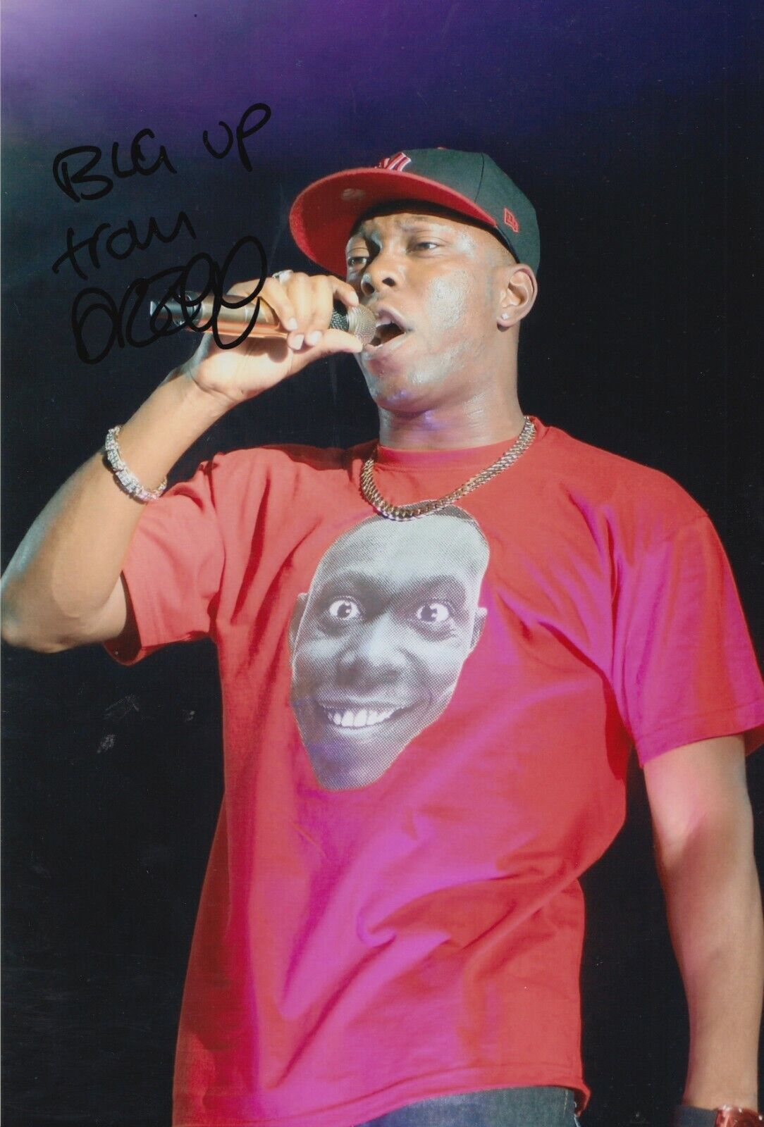 Dizzee Rascal Hand Signed 12x8 Photo Poster painting - Music Autograph.