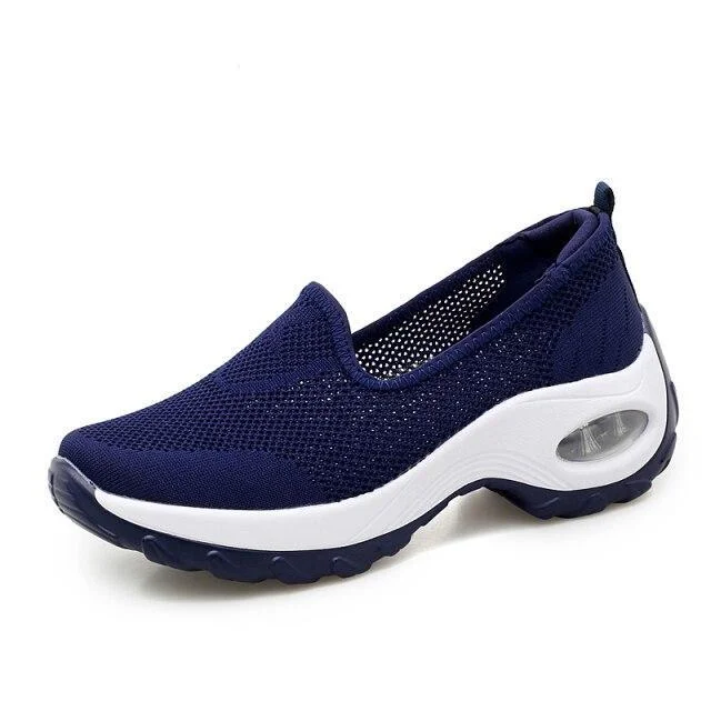 Ladies Arch support Slip On - Lightweight Breathable Walking Shoes