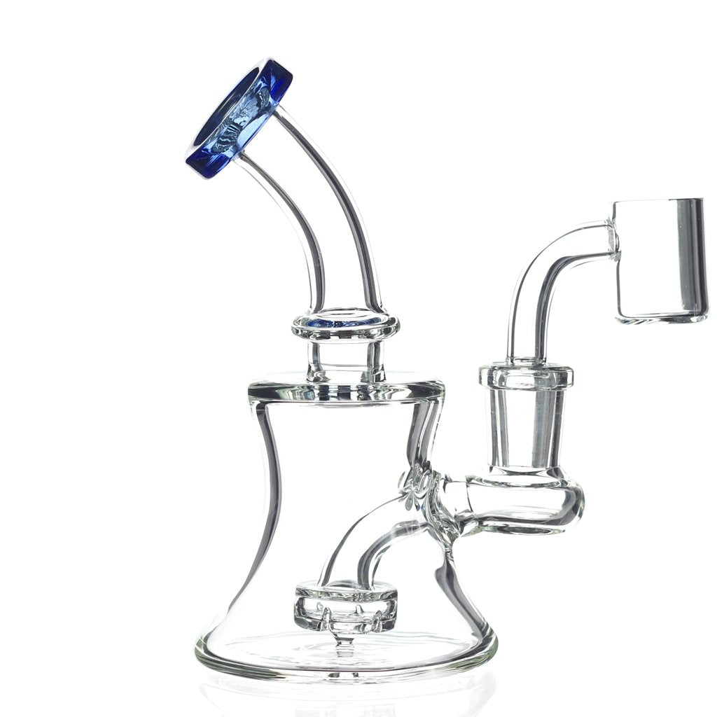 The Gorgeous Lip Wrap Glass Mini Pulse Dab Rig With 14mm Female 