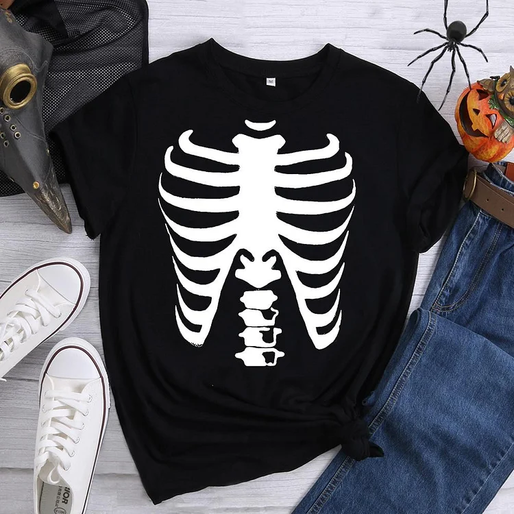 Skeleton Halloween T-Shirt-07155