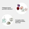 Broches Fixes Anti-Exposition(10 pièces)