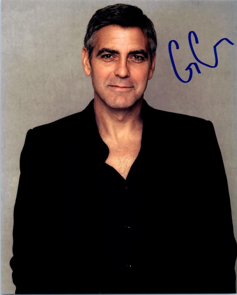 George Clooney 8x10 Autographed signed Photo Poster painting Picture and COA