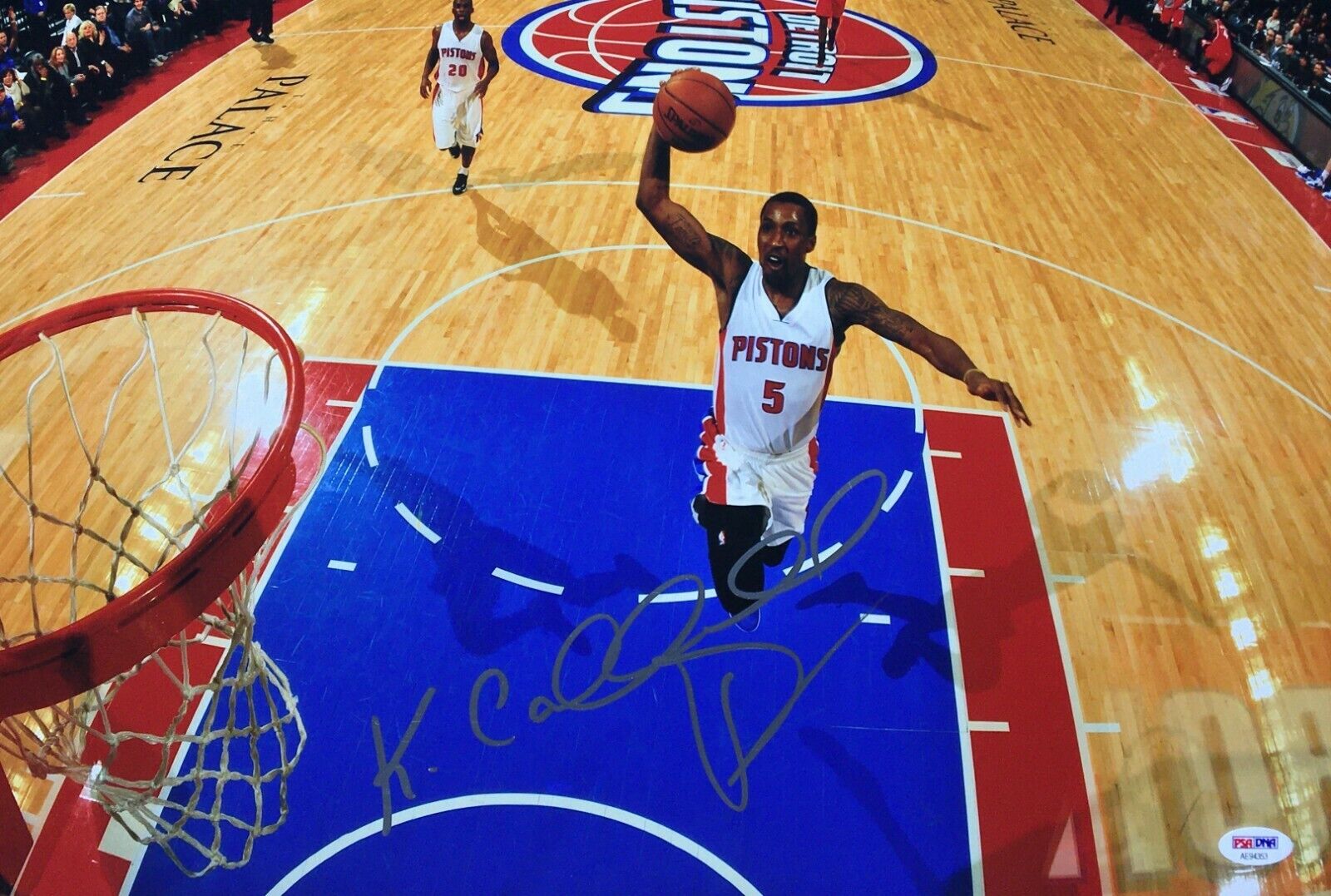 Kentavious Caldwell-Pope Signed 12x18 Photo Poster painting PSA AE94348