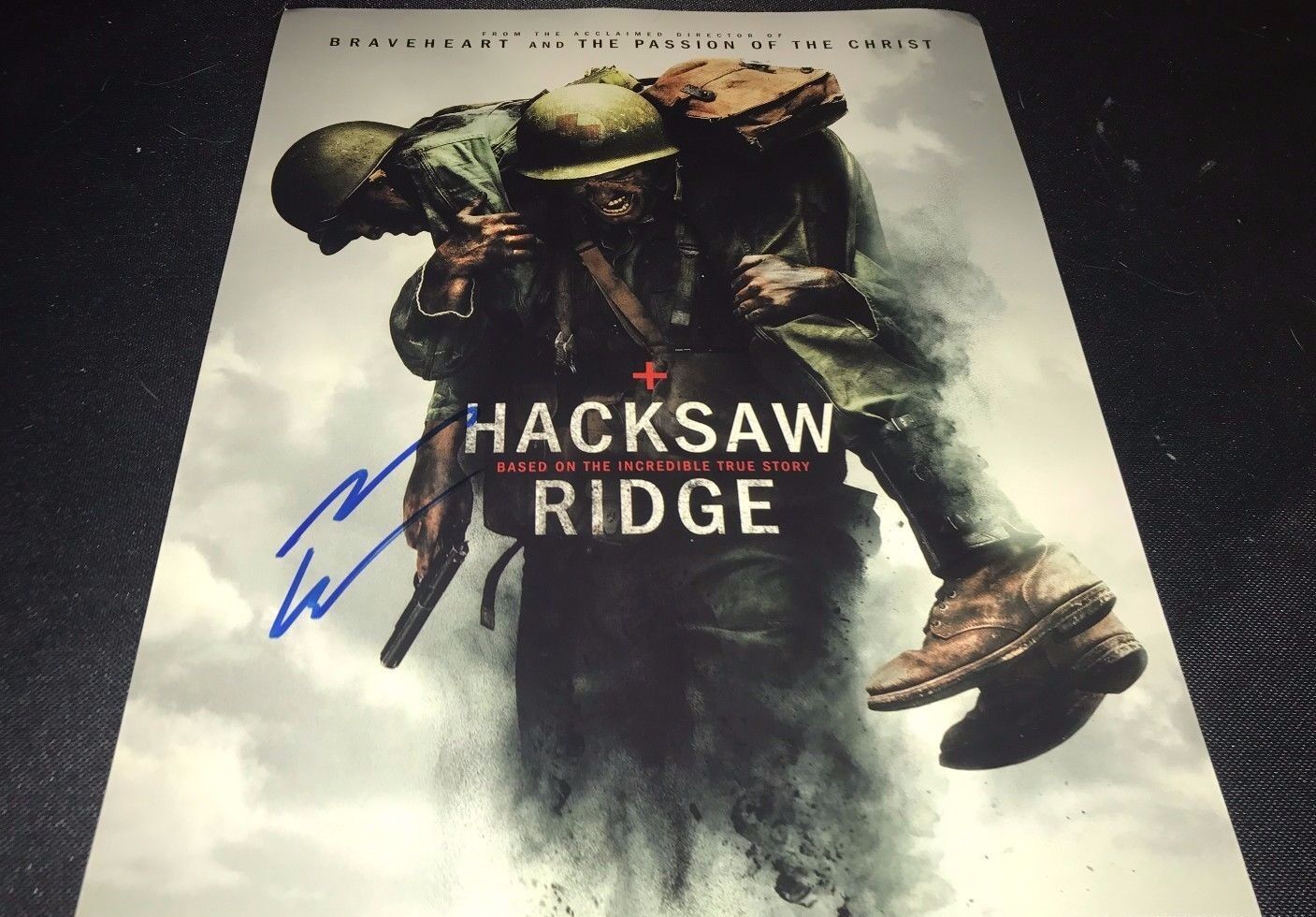 Andrew Garfield Hacksaw Ridge Hand Signed 11x14 Photo Poster painting COA Look