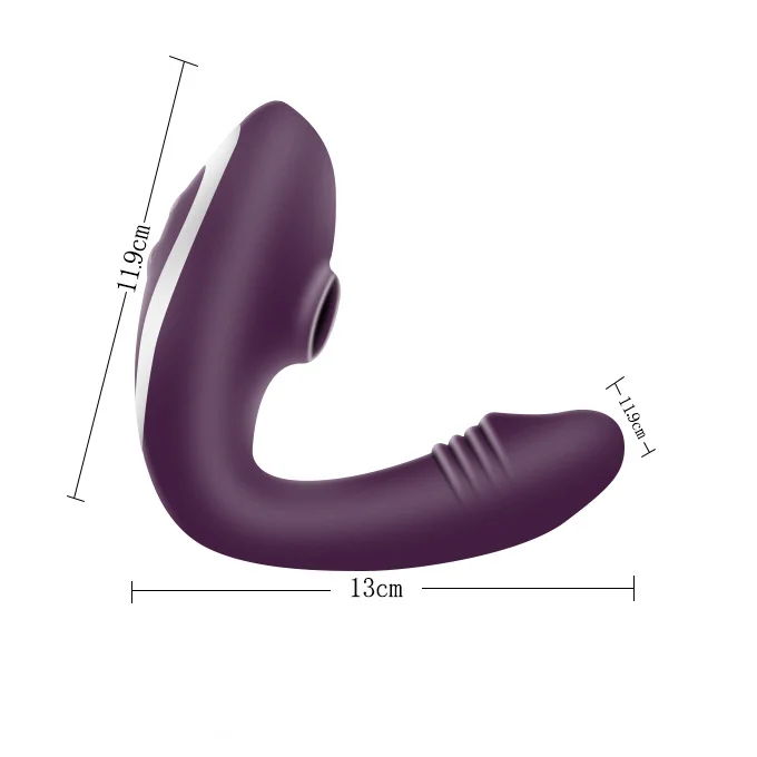 Clitoral Sucking Vibrator, G Spot Dildo Clit Stimulator With 10 Suction And Vibration Patterns