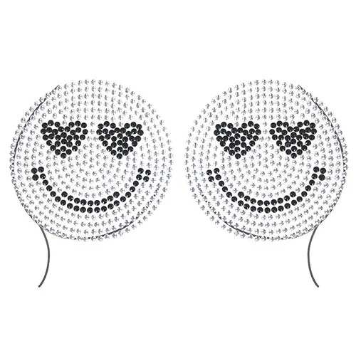 Billionm 2pcs/Pair Self Adhesive Nipple Cover Rhinestone Invisible Bra Pasties Diamond Sexy Women Paste Chest Stickers