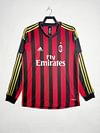 2013/2014 Retro Long Sleeve AC Milan Home Football Shirt 1:1 Thai Quality love fball