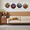 4pcs Diamond Painting -DIY Round Drill Halloween