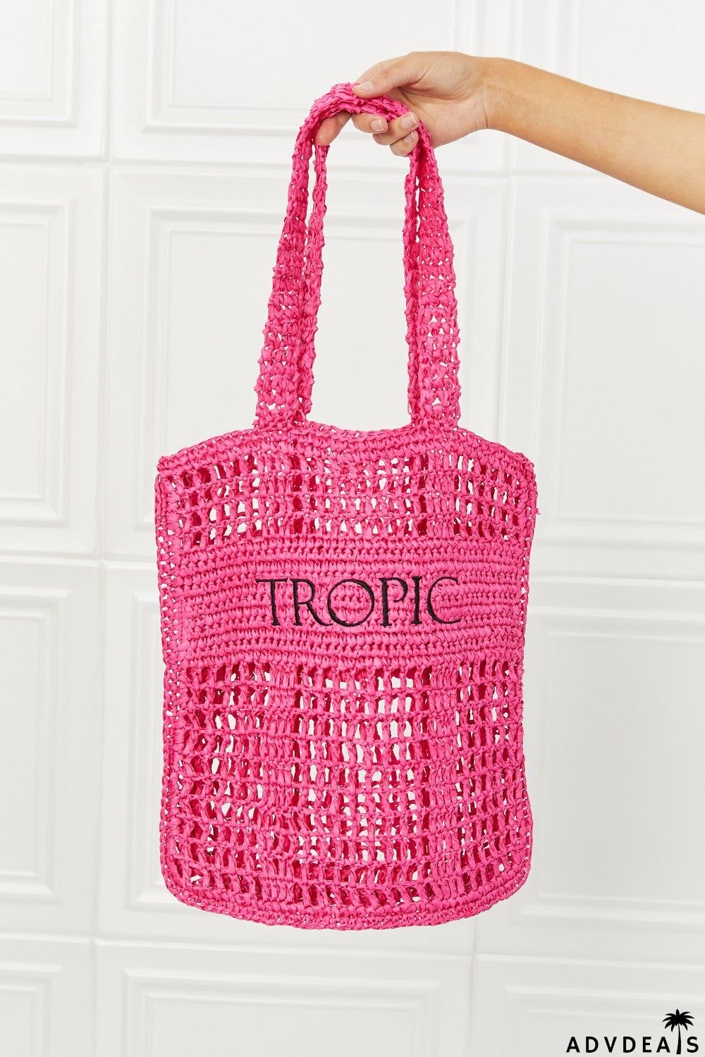 Fame Tropic Babe Staw Tote Bag