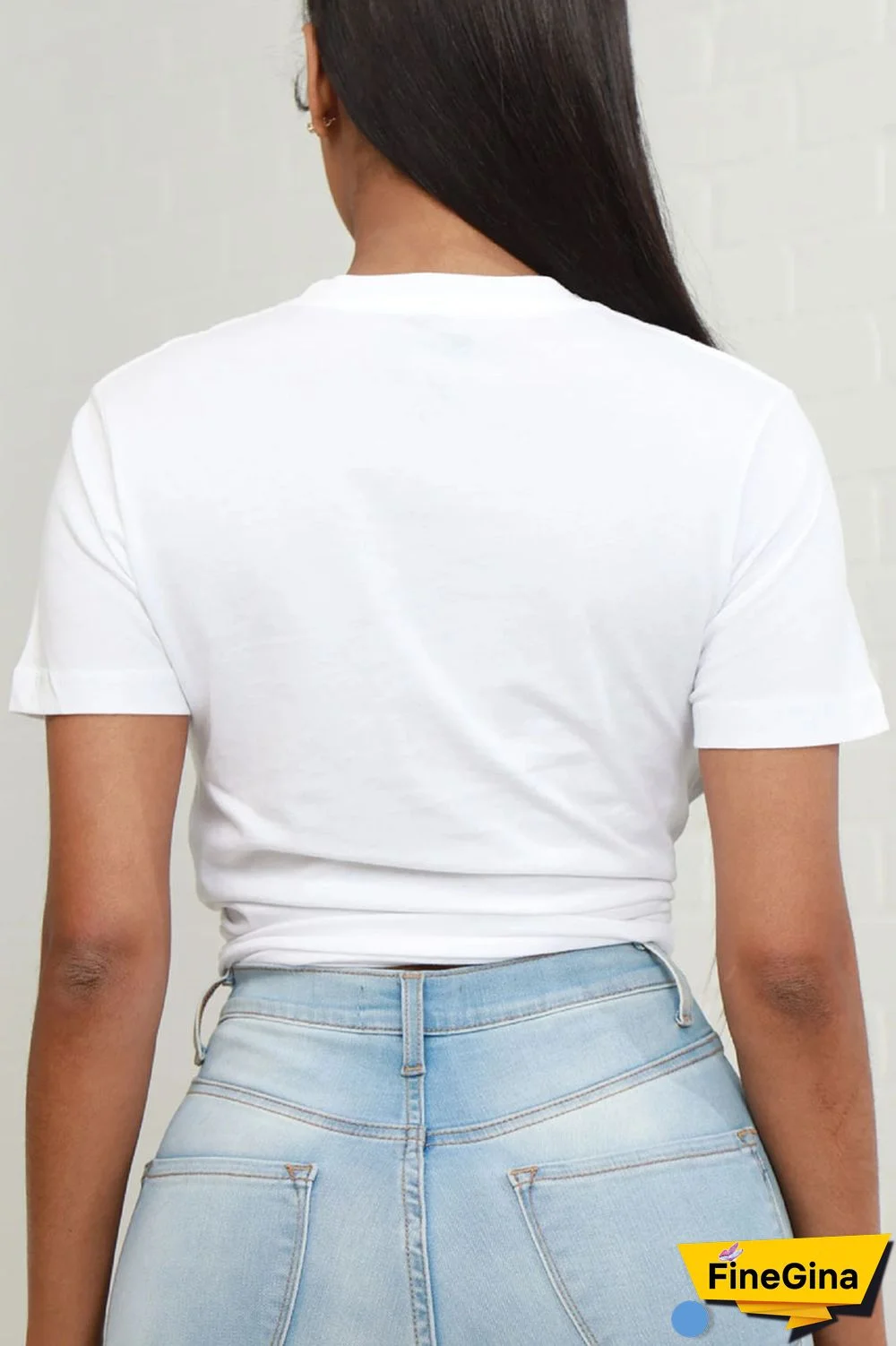 Black Casual Daily Print Patchwork O Neck T-Shirts