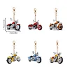 6pcs DIY Motorcycle Double Sided Special Shaped Diamond Painting Keychains
