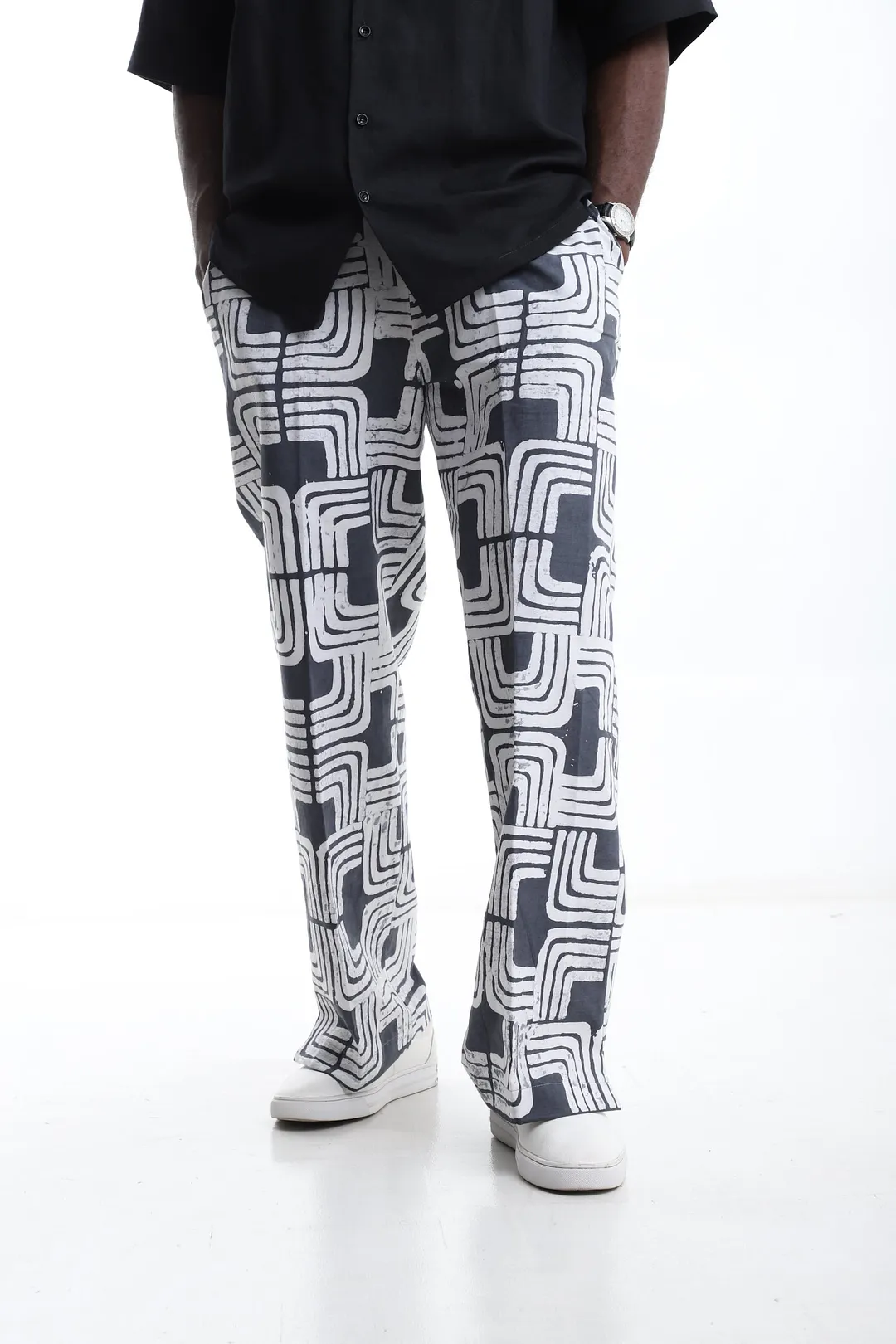 The Monochrome Maze &ndash; Adire Trousers-INSPIREUSE
