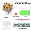 Flower Bouquet Table Top Diamond Painting Ornament Kits Desktop Diamond Art Kits