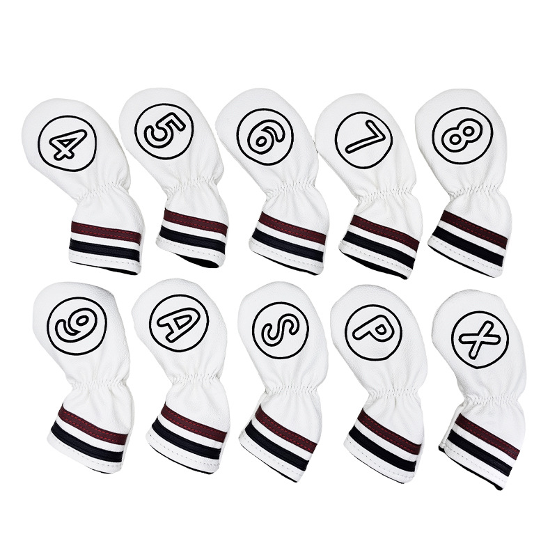 Synthetic Leather Golf Iron Headcover