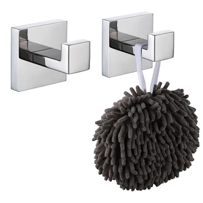 Brushed Gold/Chrome/Black/Brushed Bathroom Robe Hook Towel Robe