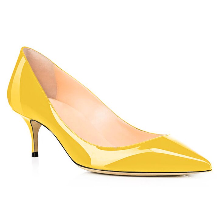 2.36" Kitten Heels Pumps Comfortable Women Daily Shoes-MERUMOTE