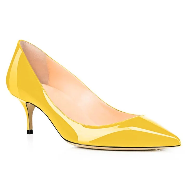 2.36" Kitten Heels Pumps Comfortable Women Daily Shoes-MERUMOTE