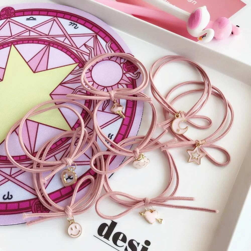 Pink Cardcaptor Sakura Kawaii Hair Ring SP1811785