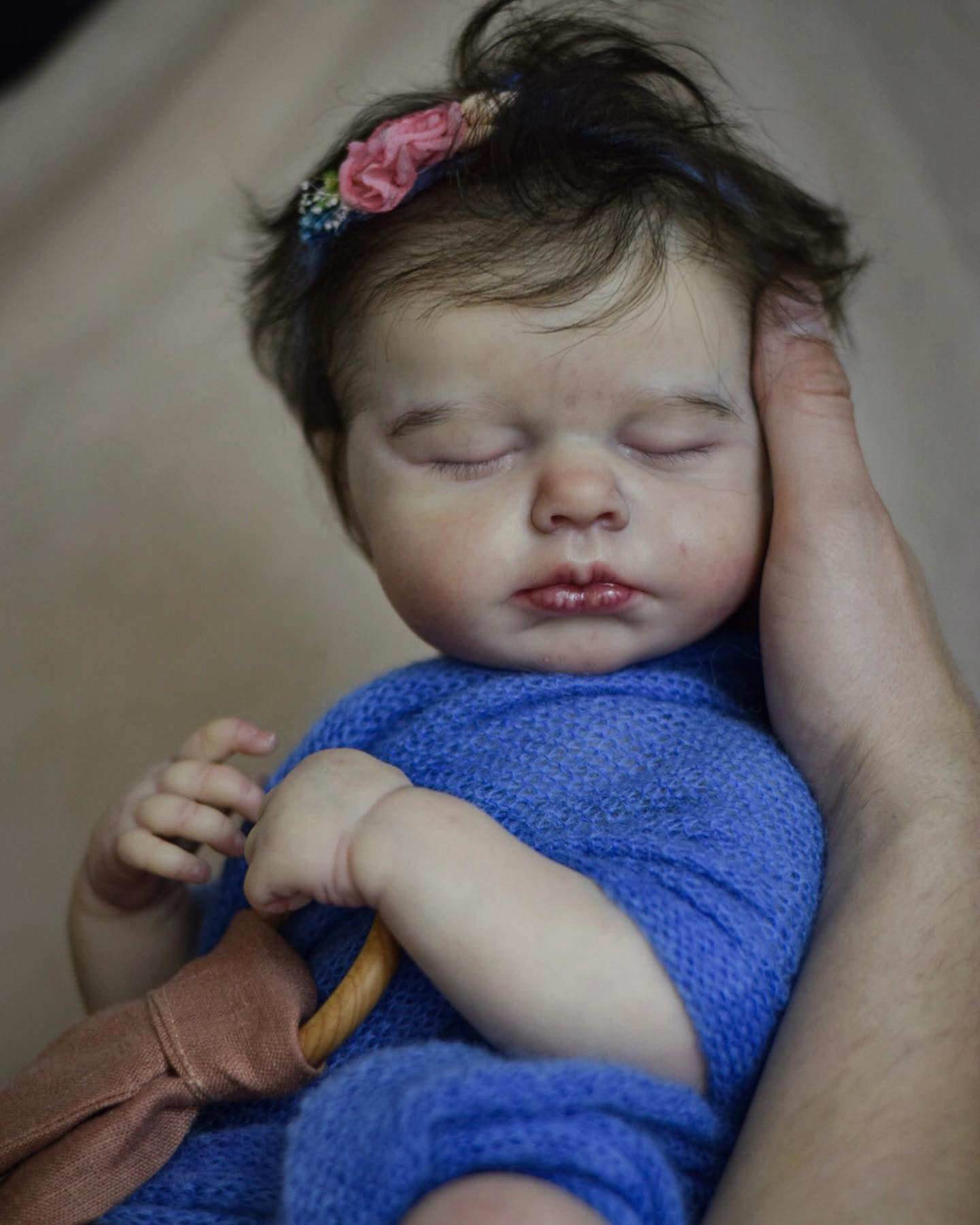 [Kids Special Offer] 20" Real Lifelike Denise, Realistic Soft Silicone Vinyl Newborn Baby Girl Doll