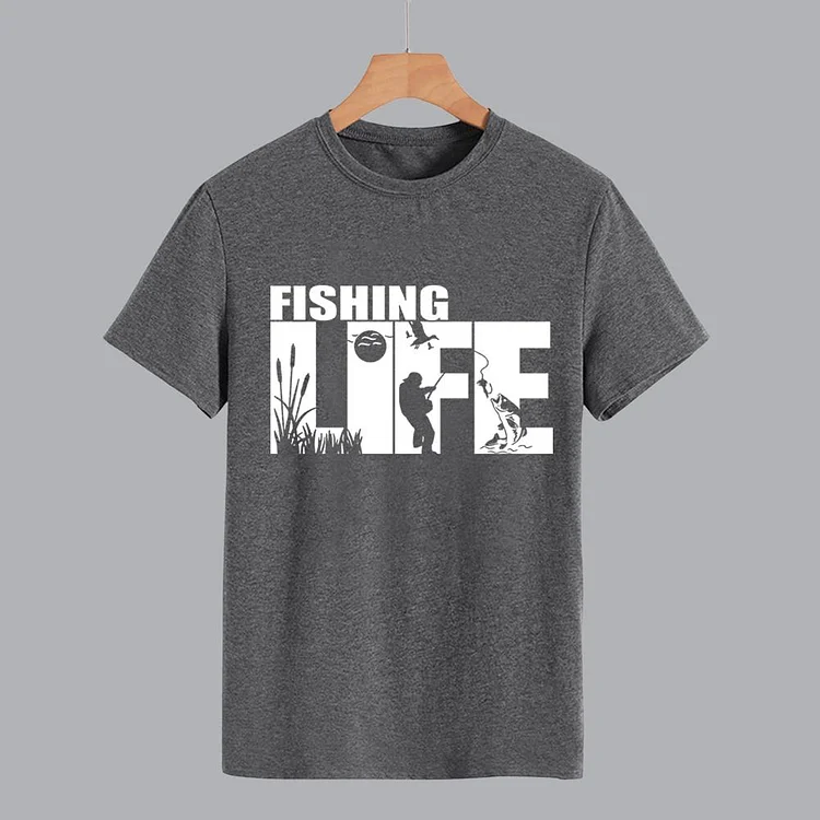 Fishing Life T-Shirt-012227-Annaletters