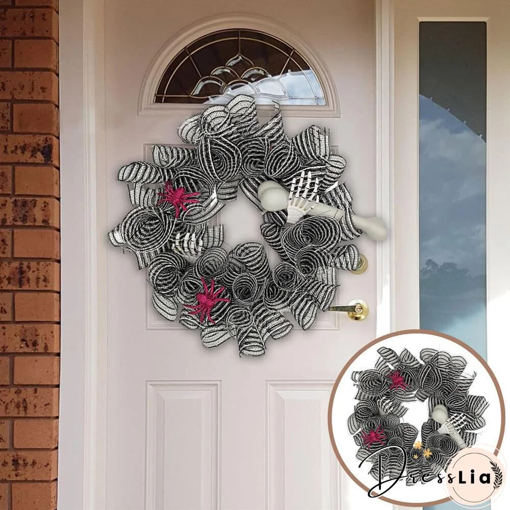 Halloween Decorations Hanging Ghosts Halloween Ghost Wreath Decorations for Yard Garden