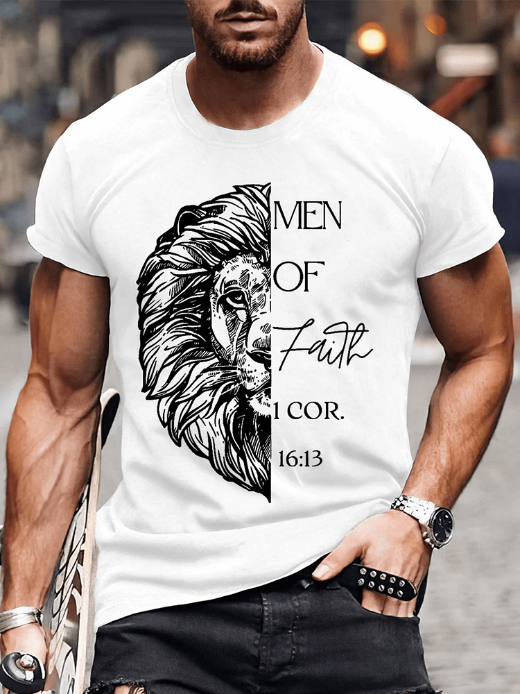 Men Of Faith 1COR 16:13 Men's T-shirt